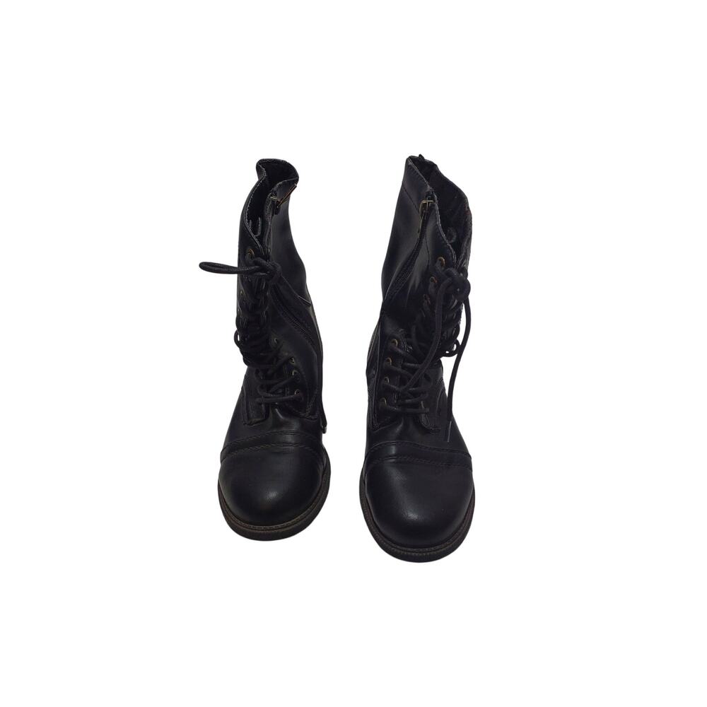 womens faded glory combat boots size 8